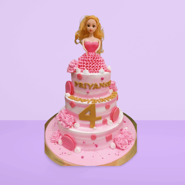Barbie Doll Cake