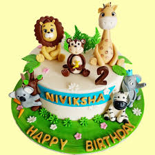 Jungle theme Cake