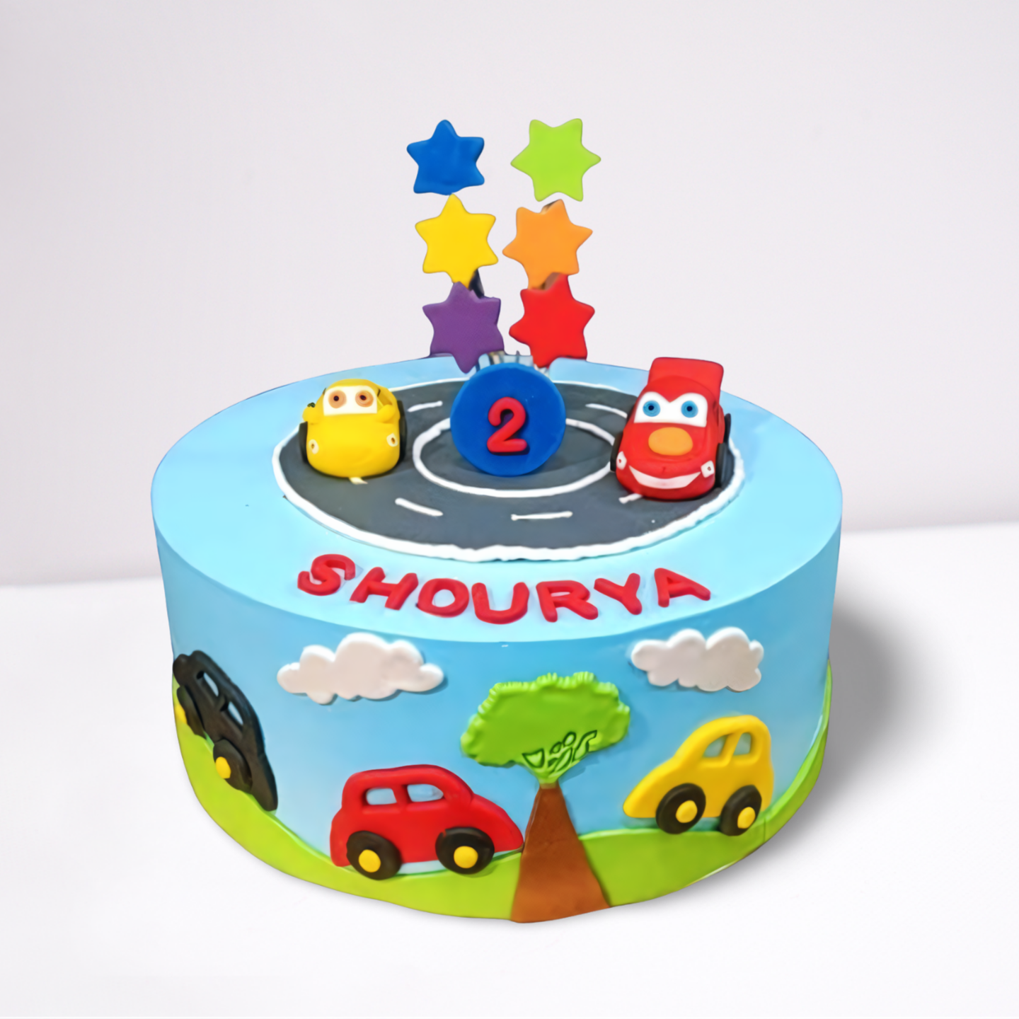 Car Theme Cake
